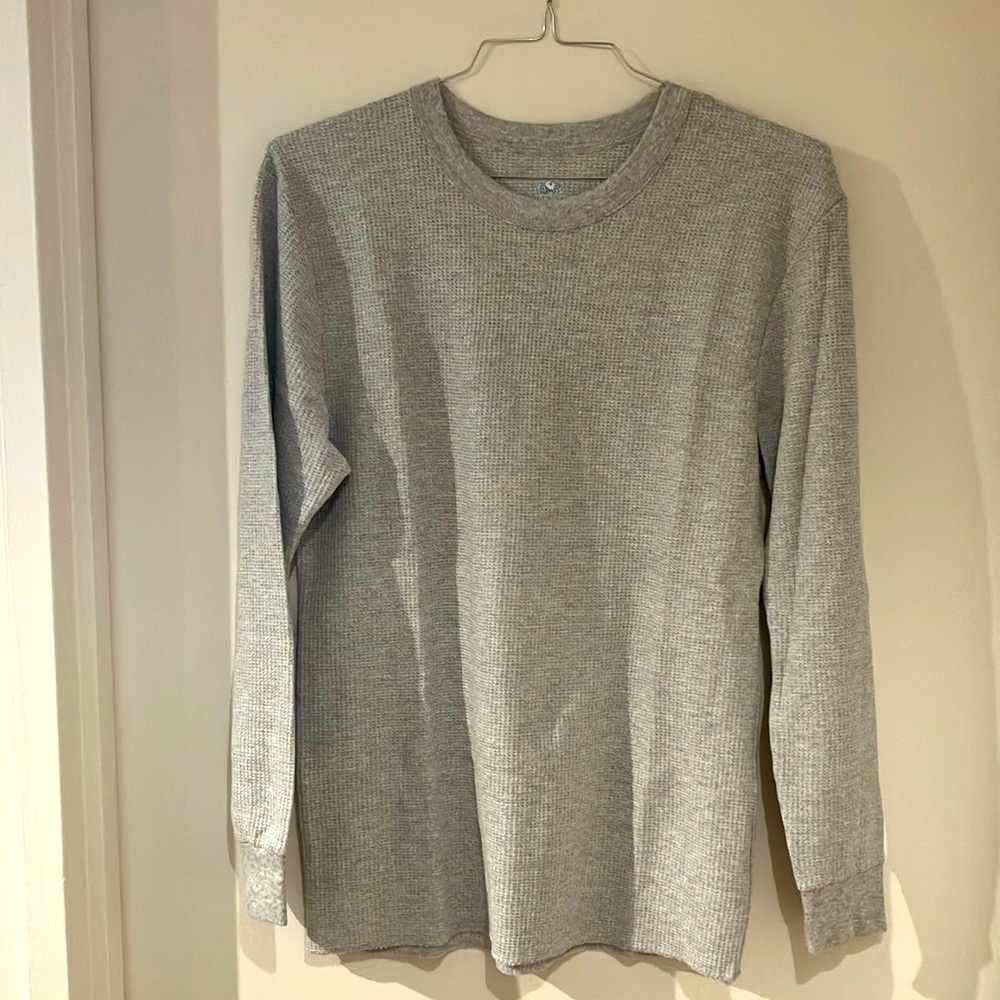 Mens thermal long sleeve tshirt. Fruit of the Loom. Size XL. 54% Cotton-46% Poly